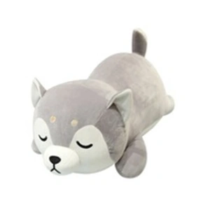Anime Husky en peluche doux oreiller poupée Cartoon Doggo mignon Husky... pas cher