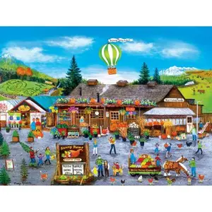 Master Pieces Puzzle 750 pièces : Homegrown - Sunny Farms