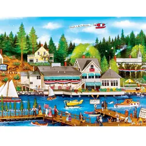 Master Pieces Puzzle 750 pièces : Homegrown - Roche Harbor pas cher