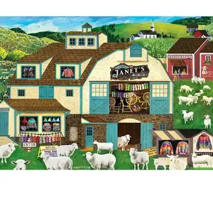 Master Pieces Hometown Gallery - Janet'S Yarn Barn pas cher
