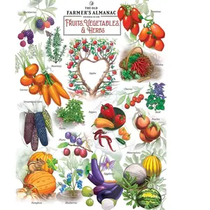 Master Pieces Farmer's Almanac - Fruits Et Légumes pas cher