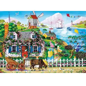 Master Pieces Puzzle 1000 pièces : Hometown Gallery - Le chalet des roses