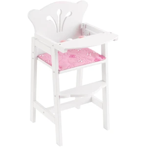 KidKraft lil' - Lil' Doll High Chair - blanc précis pas cher