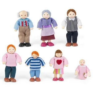 KidKraft - Doll Family of 7 - Caucasian pas cher