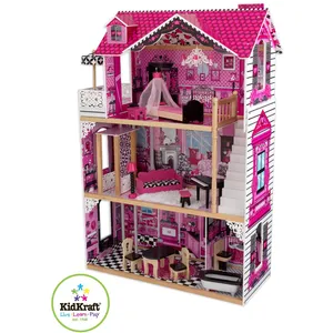 KidKraft - Maison de poupées en bois Amelia avec 15 accessoires inclusVendu parrakuten
