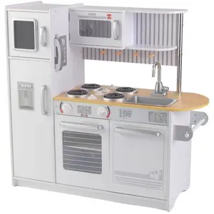 KidKraft - Cuisine en bois pour enfant Uptown Blanche, four, micro-ond...Vendu paramazon