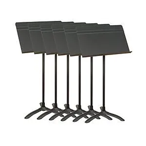 Comparateur de prix : Manhasset TMH 4806 Symphony Stand pupitre noir (lot de 6)