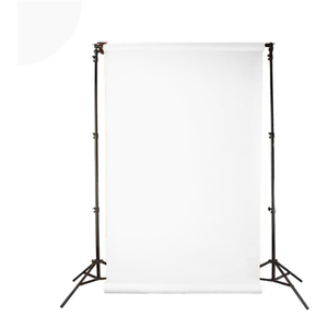 BD Fond papier Super White 2.72 x 11m - BD129A1