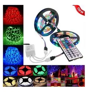 Guirlande lumineuse ruban de 10m 3528 smd rgb 600 led + télécommande i... pas cher