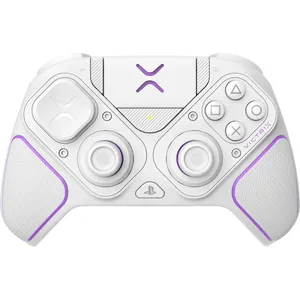 Comparateur de prix : Pdp 052-002-Wh Accessoire De Jeux Vidéo Violet, Blanc Rf/Usb Manette