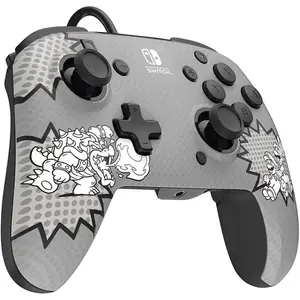 Manette Sans Fil Pdp NSW Rematch Glow Pour Nintendo Switch Et Nintendo Switch Modele Oled Noir Et Rouge