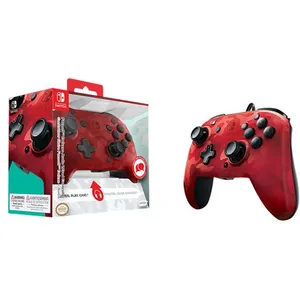 Comparateur de prix : Manette audio Nintendo Switch PDP Faceoff Deluxe+ Rouge Camouflage TU