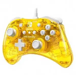 PDP Manette de jeu - Rock Candy - Jaune - Filaire - Nintendo Switch - Câble 3m inclus