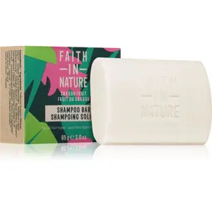 Shampooing Solide Naturel au Fruit du Dragon Faith In Nature, Revitalisant, Vegan & Cruelty Free, Sans Parabènes & SLES, Pour Tout Type de Cheveux, 85g pas cher