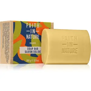 Faith In Nature Hand Made Soap Orange savon solide naturel 100 g pas cher