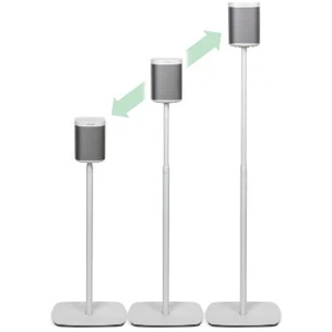 Flexson Support sur Pied ajustable - Blanc (x1) pour Play1 pas cher