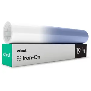 Cricut Iron on UV CLR CHNGE PASTL VLT 12X19 (1) Colour-Changing Activated, Vinyle, Blanc <-> Violet, 30,5cm x 48cm