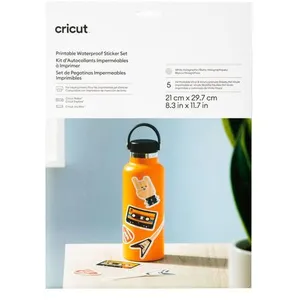 Kit d'autocollants imperméables Cricut à imprimer Blanc Holographique