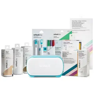 Cricut Joy Gift Bundle Bleu Machine de découpe et d'écriture intelligente + Pack de matériauxVendu paramazon