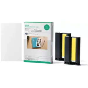 Cricut - Accessoire  Autocollants 72f Blanc + 2 Encres Stick