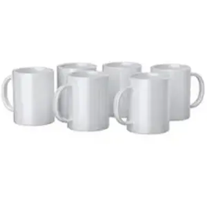 Comparateur de prix : Mug - Cricut - Mug Press - 15oz - Blanc - Cylindrique - 6/Pkg