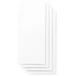 Cricut Vinyle Inscriptible Permanent 4 Feuilles 14 x 33 cm Transparent