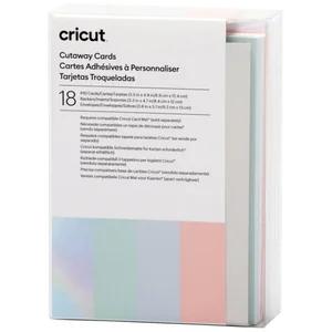 Cricut Collection Pastel - Pack de cartes découpées R10 (18 unités)