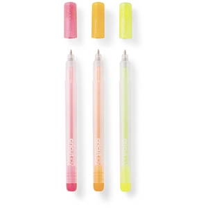 Comparateur de prix : Stylo Encre Gel Pailleté Cricut Joy 0.8 mm 3 couleurs Fluo