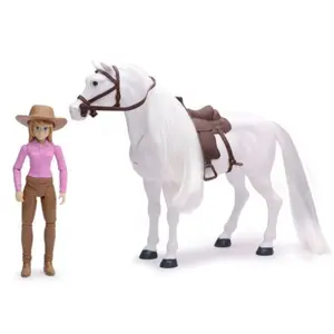 Coffret Valley Ranch Avec 1 Cheval Sonore Au 1/9 Et 1 Figurine