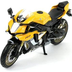 Miniature Yamaha R1 2016 1:12 NewRay jaune