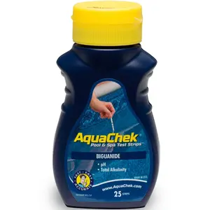Aquachek biguanide 3-en-1 trousse d'analyse 25 bandelettes AQUACHEK pas cher