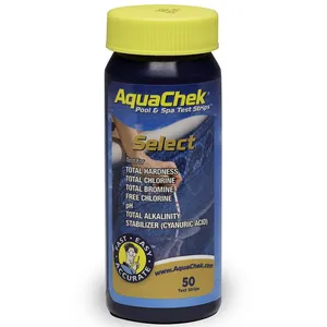 Comparateur de prix : Aquacheck Aquachek - 7 Fonctions 50 Bandes de Catégorie Analyse de l'eau