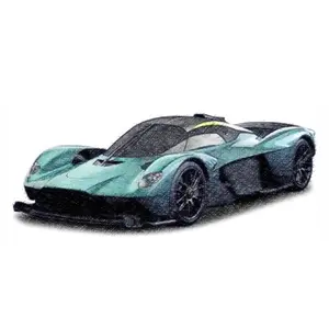 Maisto Voiture Aston Martin Valkyrie  22 échelle 1/18ème - Verte   pas cher