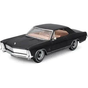 Maisto May-cheong-group Véhicules Miniatures Die Cast 1/24 Buick Riviera 1965 - Noire pas cher