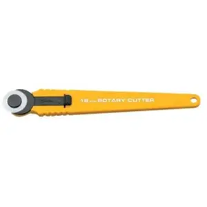Comparateur de prix : Cutter rotary lame rotative acier inox 18mm OLFA - RTY-4 - ambidextre