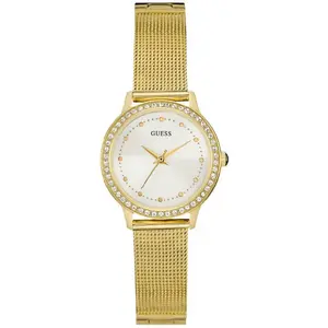 Montre GUESS Acier - W0647L7 30 mm Jaune pas cher