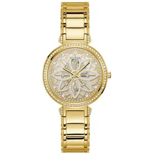 Comparateur de prix : Guess Montre pour femme Lily GW0528L2 avec bracelet en acier doré