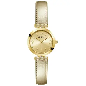 Montre femme Guess Array GW0614L2 - Bracelet Cuir Doré pas cher