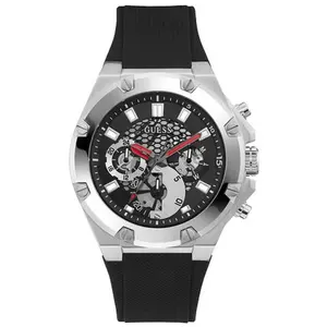Montre homme Guess Montres MENS SPORT - GW0334G1 bracelet Silicone Noir pas cher