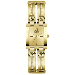 Comparateur de prix : Guess Montre Femme Guess Mod Id - GW0668L2 Bracelet Acier Doré