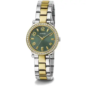 Comparateur de prix : Guess Montre Femme Guess Fawn - GW0686L2 Bracelet Acier Bicolore