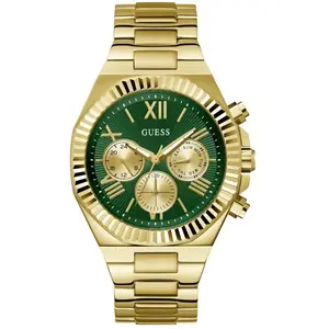 Comparateur de prix : Guess Montre Homme Guess Equity - GW0703G2 Bracelet Acier Doré