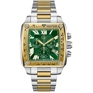 GC Montre Homme GC Gc Retrofit - Z56006G9 Bracelet Acier Bicolore pas cher