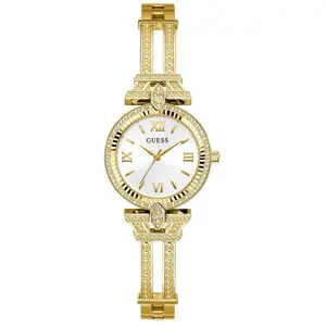 Montre Femme Guess Delphine - GW0864L2 Bracelet Acier Doré pas cher