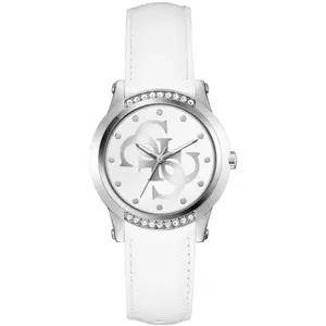 Comparateur de prix : Montre Femme Guess Annette - GW0860L3 Bracelet Cuir Blanc