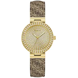 Guess Femmes Montre IVY GW0943L2 Cuir pas cher