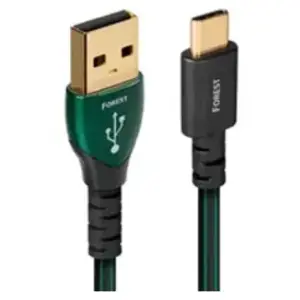 Comparateur de prix : Câble Audioquest USB-A USB-C Forest 1.5 m Vert et Noir