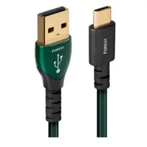 Comparateur de prix : Câble Audioquest USB-A USB-C Forest 0.75 m Vert et Noir