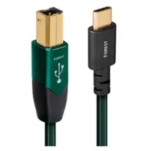 Comparateur de prix : AudioQuest Forest USB B vers Type C - Câble USB-B vers USB-C de 0,75 m