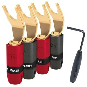 Comparateur de prix : Audioquest SUREGRIP 300 GOLD - Lot de 4 fourches